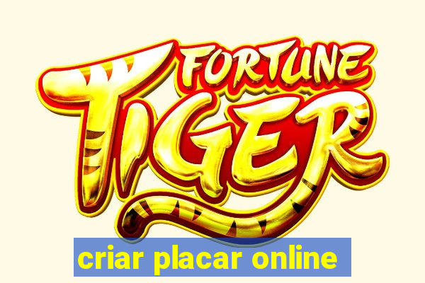 criar placar online